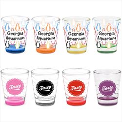 DX5310 1.5 Oz Wave Shot Glass With Custom Imprint